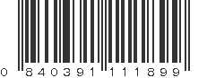 UPC 840391111899