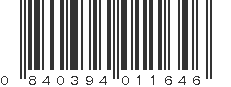 UPC 840394011646