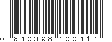 UPC 840398100414