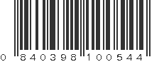 UPC 840398100544