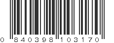 UPC 840398103170