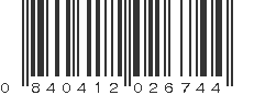 UPC 840412026744