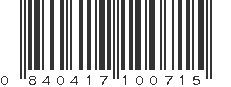 UPC 840417100715