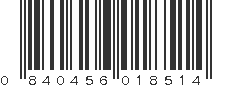 UPC 840456018514