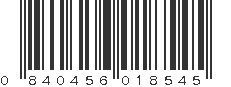 UPC 840456018545