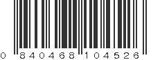 UPC 840468104526