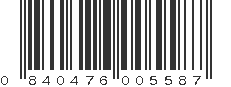 UPC 840476005587