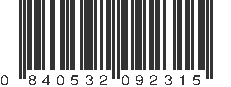 UPC 840532092315