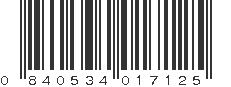 UPC 840534017125