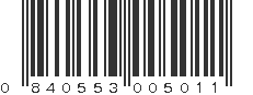 UPC 840553005011