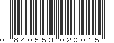 UPC 840553023015