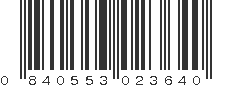 UPC 840553023640