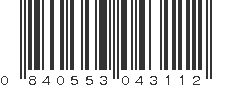 UPC 840553043112