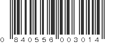 UPC 840556003014