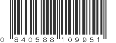 UPC 840588109951