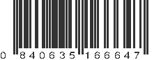 UPC 840635166647