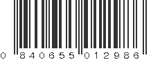 UPC 840655012986