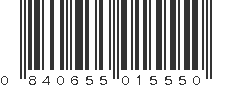 UPC 840655015550