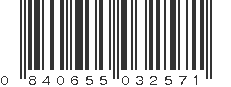 UPC 840655032571