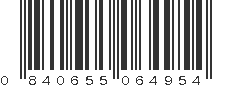 UPC 840655064954