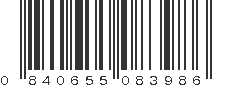 UPC 840655083986