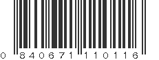 UPC 840671110116