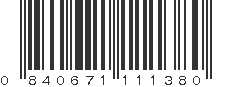 UPC 840671111380