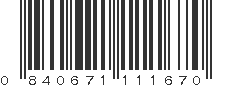 UPC 840671111670