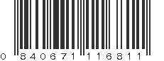 UPC 840671116811