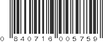 UPC 840716005759