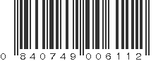 UPC 840749006112