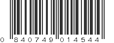 UPC 840749014544