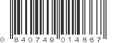 UPC 840749014667