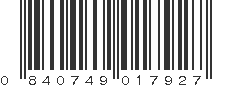 UPC 840749017927