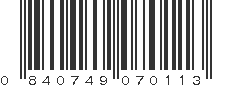 UPC 840749070113