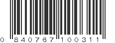 UPC 840767100311