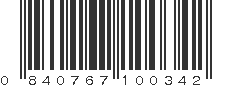 UPC 840767100342