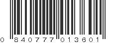 UPC 840777013601