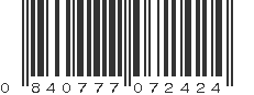 UPC 840777072424