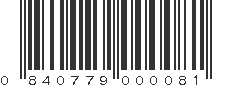 UPC 840779000081