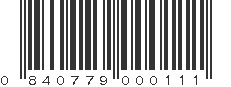 UPC 840779000111