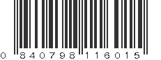 UPC 840798116015