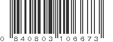 UPC 840803106673