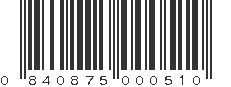 UPC 840875000510