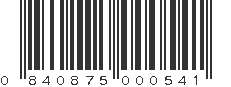 UPC 840875000541