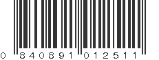 UPC 840891012511