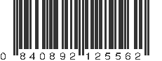 UPC 840892125562