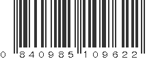 UPC 840985109622