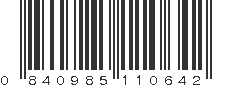 UPC 840985110642