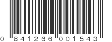 UPC 841266001543